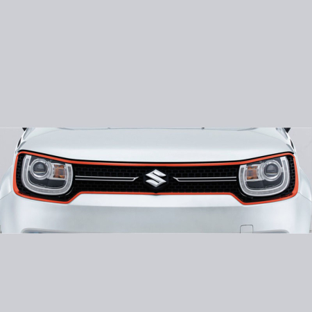 Frontgrill-Umrandung für den SUZUKI IGNIS in orange